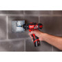 Шурупокрут-дриль акумуляторний Milwaukee M12 BPD-202C 12В 2х2А·год 30Нм 0·1500об·хв ЗП C12C жилет кейс 1.2кг