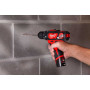 Шурупокрут-дриль акумуляторний Milwaukee M12 BPD-202C 12В 2х2А·год 30Нм 0·1500об·хв ЗП C12C жилет кейс 1.2кг