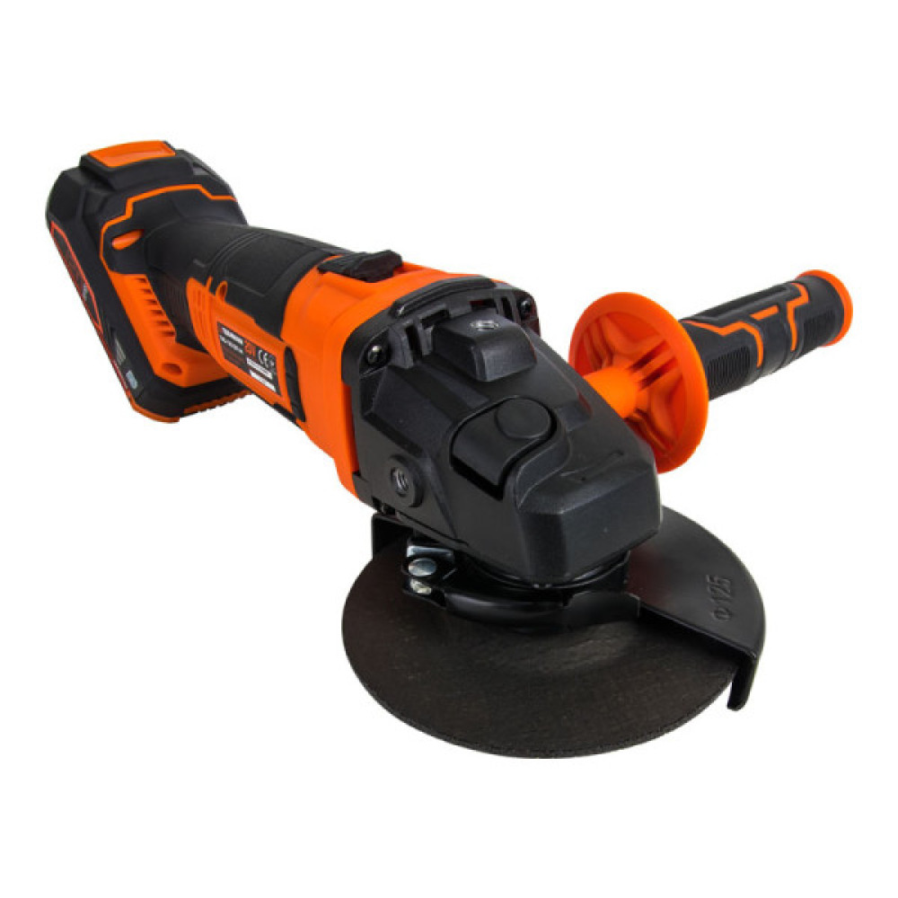 Шліфмашина кутова акумуляторна Tekhmann TAG-125/i20 kit 125мм 1250ВТ 3000-11000об/хв 2.1кг