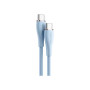 Дата кабель USB-C to USB-C 1.0m USB2.0 100W (20V/5A) Light Blue Silicone Vention (TAWSF) Дата кабель USB-C to USB-C 1.0m USB2.0 100W (20V/5A) Light Blue Silicone Vention (TAWSF)