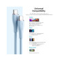 Дата кабель USB-C to USB-C 1.0m USB2.0 100W (20V/5A) Light Blue Silicone Vention (TAWSF) Дата кабель USB-C to USB-C 1.0m USB2.0 100W (20V/5A) Light Blue Silicone Vention (TAWSF)