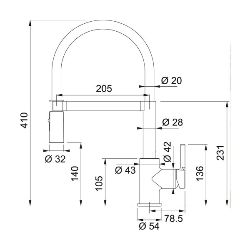 Змішувач Franke Lina (115.0626.085)