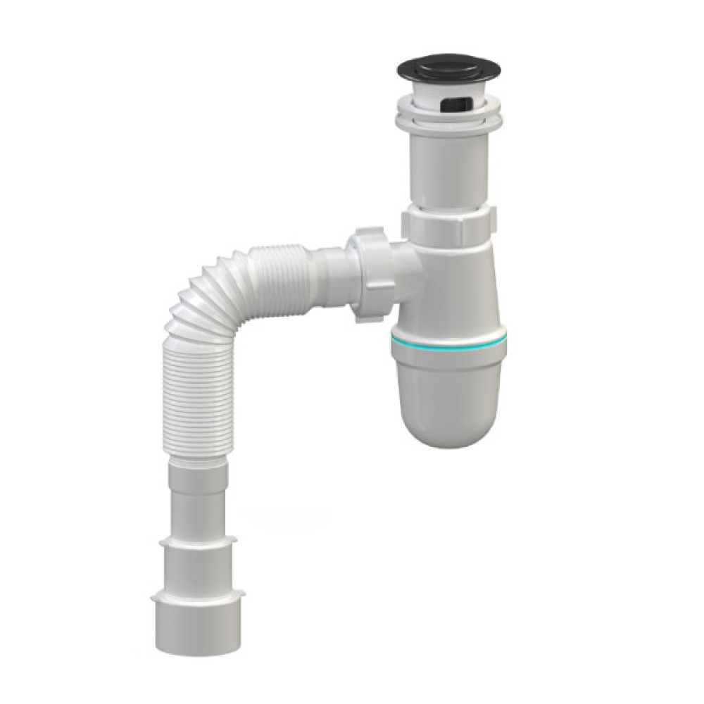 Набір для ванної кімнати, раковина, умивальник Adamant QUANTO 60, штучний камінь, прямокут., з сифоном Click-Clack + змішувач