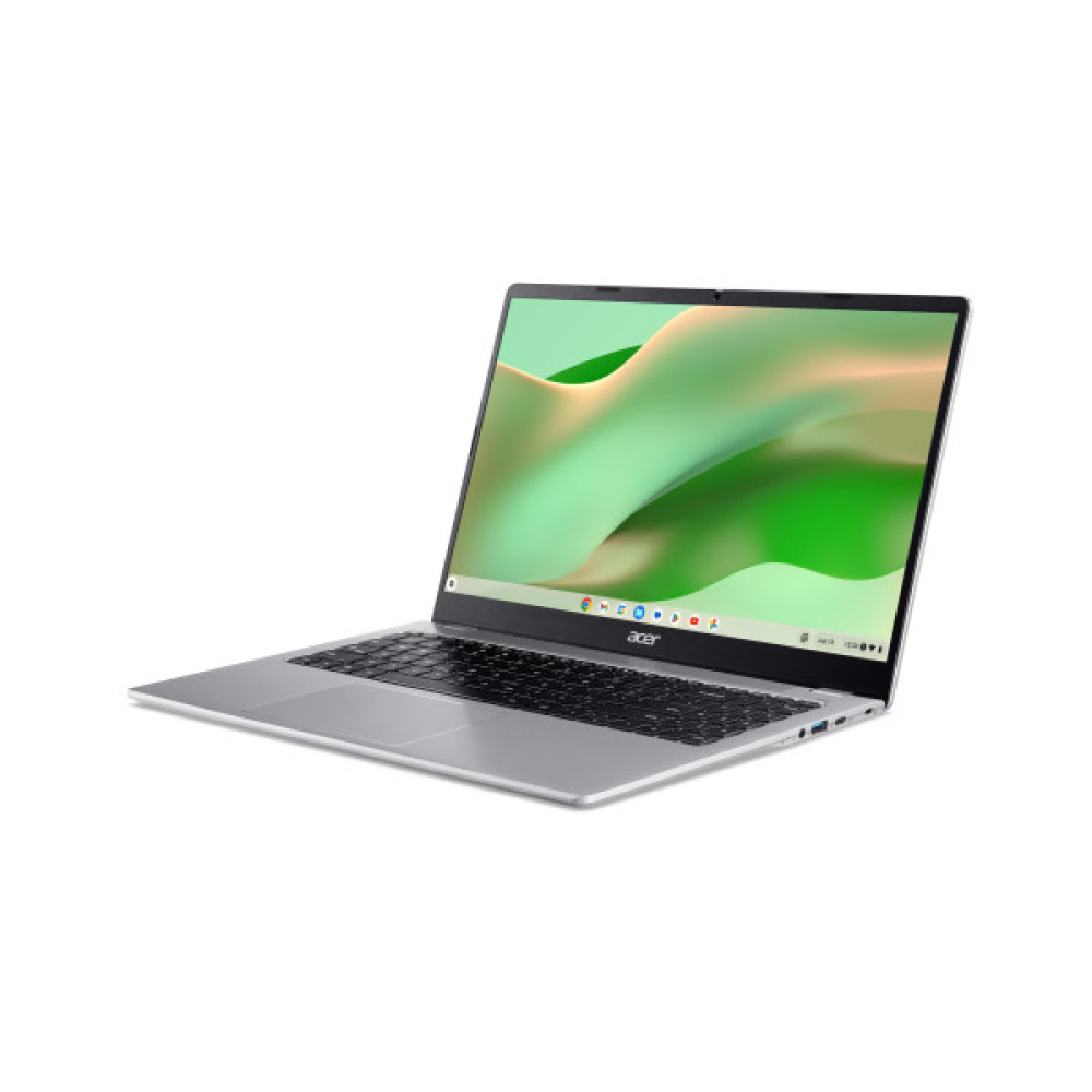 Ноутбук Acer Chromebook CB315-6HT 15.6" FHD IPS Touch, Intel 3-N355, 8GB, F128GB, UMA, ChromeOS, сріблястий
