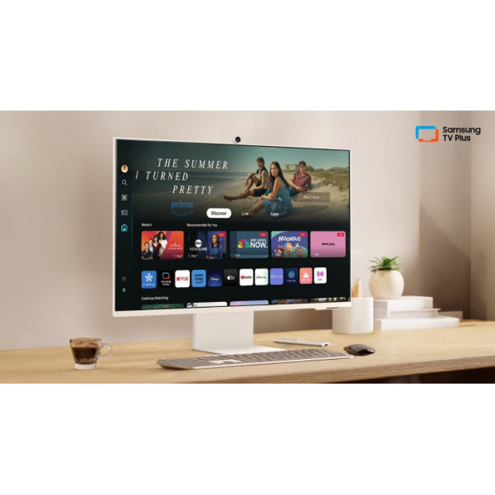 Монітор Samsung 31.5"Smart M8 S32BM801 HDMI, USB, Bluetooth, MM, Cam, VA, 3840x2160, 4ms