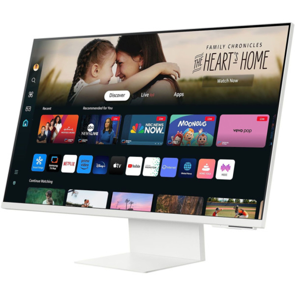 Монітор Samsung 31.5"Smart M8 S32BM801 HDMI, USB, Bluetooth, MM, Cam, VA, 3840x2160, 4ms
