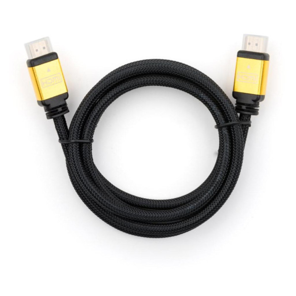 Кабель мультимедійний HDMI M to HDMI M 5.0m V2.0 Vinga (VCPDCHDMI2VMM5BK)