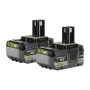 Набір акумуляторів Ryobi ONE+ RB1850X2 18В 2х5А·год Набір акумуляторів Ryobi ONE+ RB1850X2 18В 2х5А·год