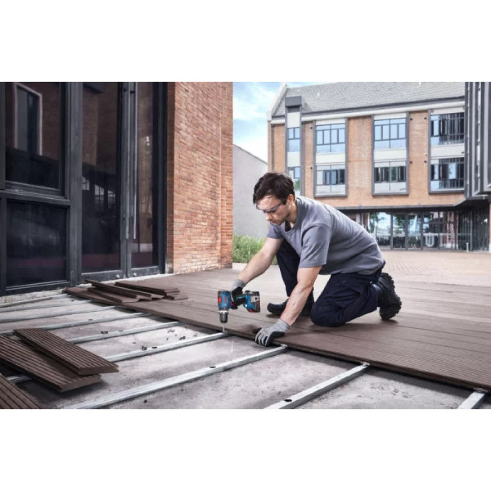 Шурупокрут-дриль ударний акумуляторний Bosch Professional GSB 18V-65 18В 2х5А·год 31·65Нм 0-2100об/хв ЗП GAL18V-40 кейс 1.12кг