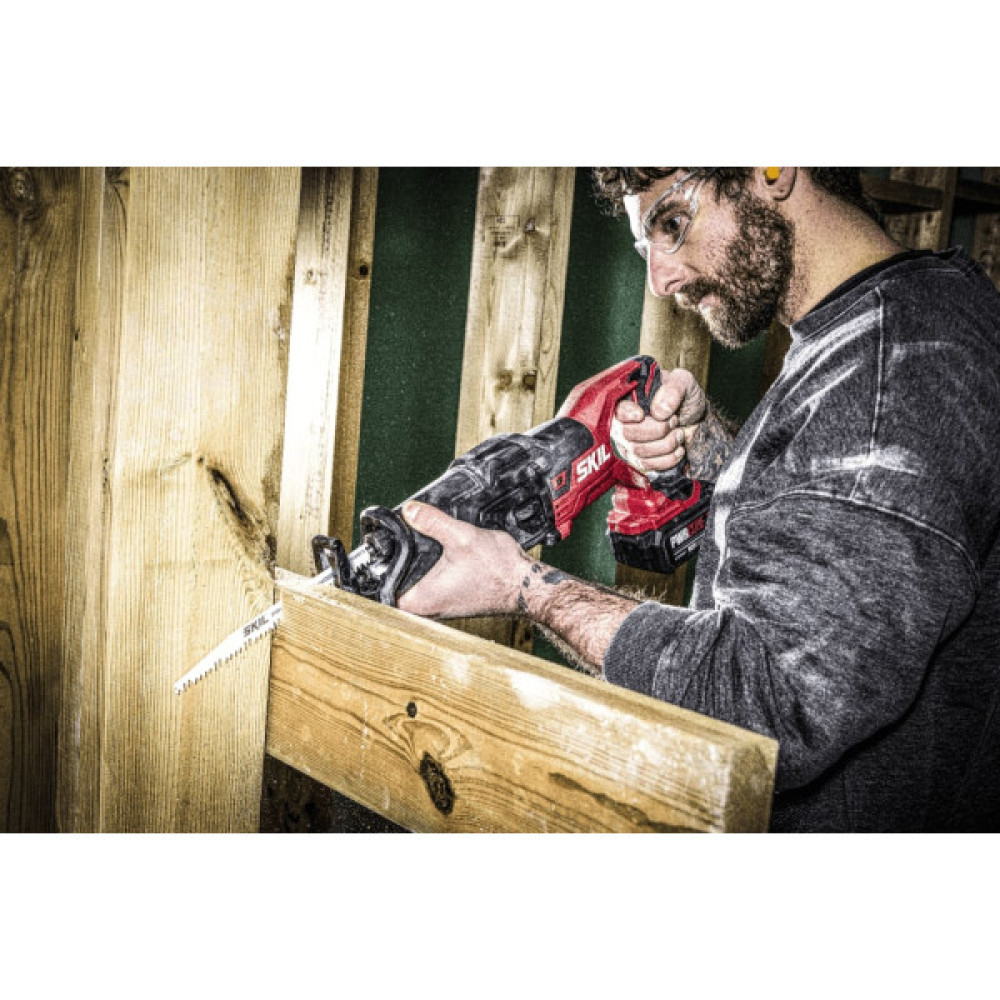 Пила шабельна акумуляторна SKIL 3480 CB XP 20В пропил 265мм хід 29мм 2.9кг без АКБ та ЗП