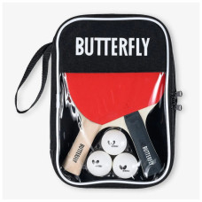 Комплект для настільного тенісу Butterfly Racket Set Easy 2 Bats 3 Balls (6257623202) (932197)