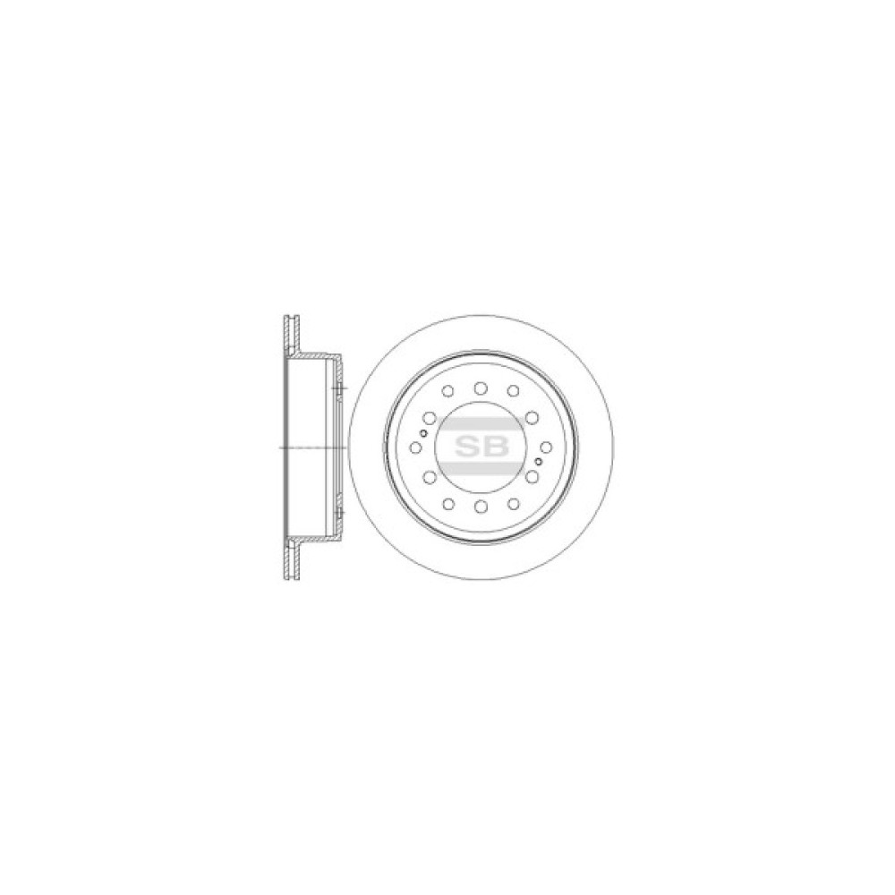 Гальмівний диск HI-Q SD4027