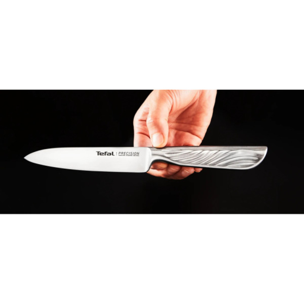 Кухонний ніж Tefal Precision 12см, нержавіюча сталь (K2890524) Кухонний ніж Tefal Precision 12см, нержавіюча сталь (K2890524)