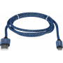 Дата кабель USB 2.0 AM to Lightning 1.0m ACH01-03T 2.1A blue Defender (87811) Дата кабель USB 2.0 AM to Lightning 1.0m ACH01-03T 2.1A blue Defender (87811)