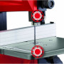 Пила стрічкова Einhell TC-SB 200/1 250Вт 1400об/хв 900м/хв стіл 305x305мм виліт 200мм 15.8кг