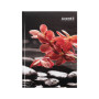 Книга записна Axent R&B Flower А5, 96 аркушів, клітинка, тверда обкладинка (8457-7-A)