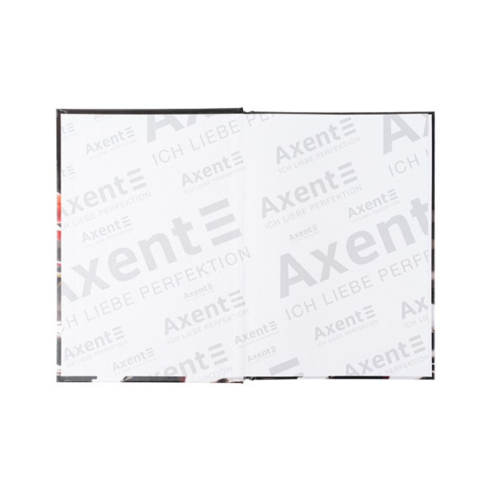 Книга записна Axent R&B Flower А5, 96 аркушів, клітинка, тверда обкладинка (8457-7-A)