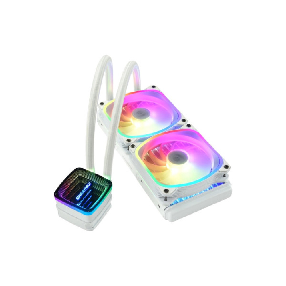 Система рідинного охолодження Enermax Aquafusion ADV 240 White ARGB (ELC-AQFA240-SQA-W)