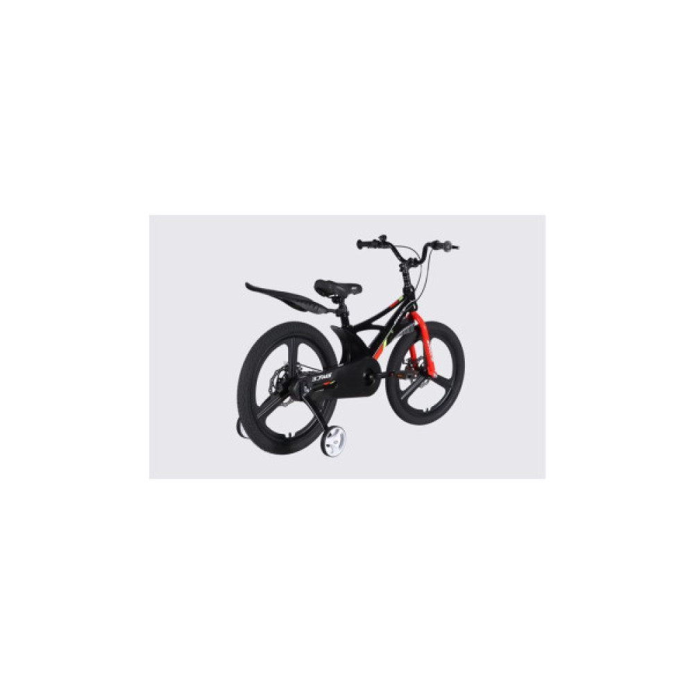 Велосипед Space 20" KID STAR DD рама-11" MG 2026 чорний з червоним (OPS-SK-20-045)