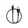 Дата кабель USB 2.0 AM to Lightning 1.0m 2A PVC BX16 black BOROFONE (6957531099512)