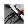 Дата кабель USB 2.0 AM to Lightning 1.0m 2A PVC BX16 black BOROFONE (6957531099512)