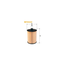 Фільтр паливний Wixfiltron WF8323