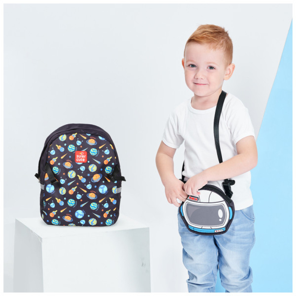 Рюкзак дитячий Supercute 2 в 1 Космонавт (SF126)