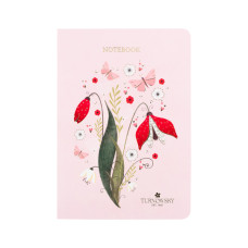 Книга записна Axent A5 TR Secret Garden 1, 80 аркушів клітинка (8700-17-A-TR)