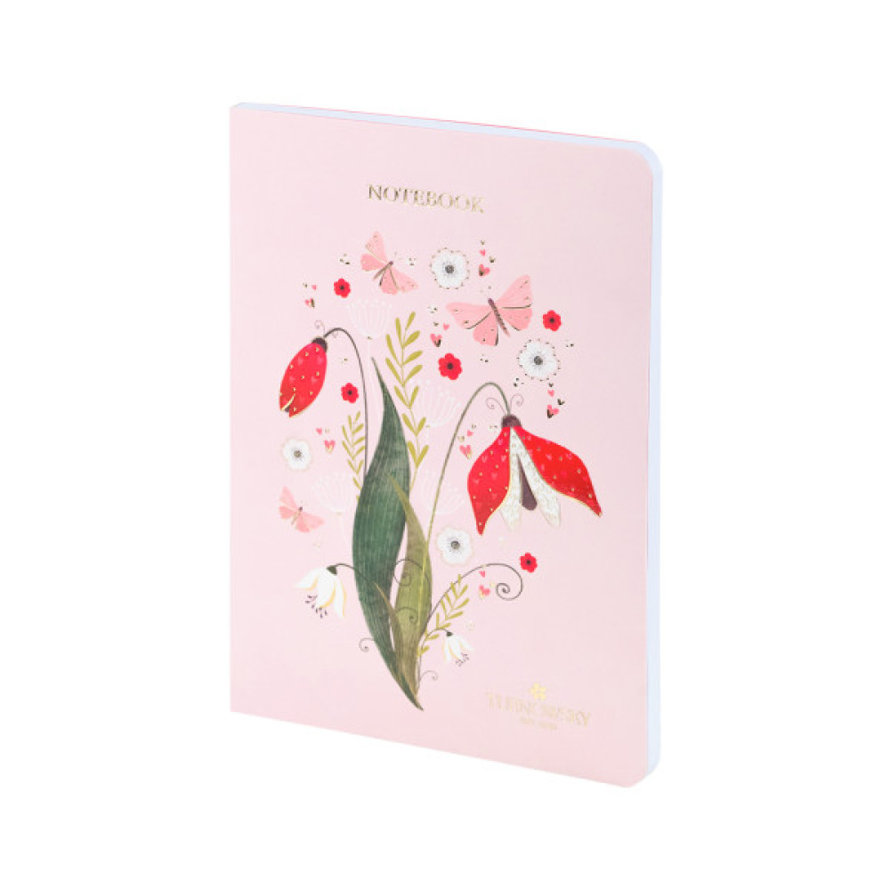 Книга записна Axent A5 TR Secret Garden 1, 80 аркушів клітинка (8700-17-A-TR)