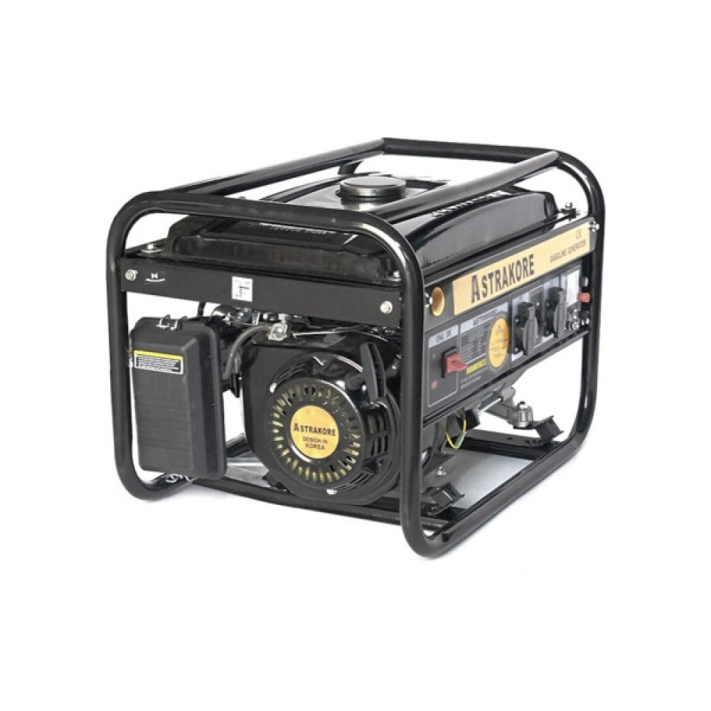 Генератор ASTRA KOREA PREMIUM COPPER 2.5KW, 220V, ручний стартер, 15л, (AST9900DCPC)