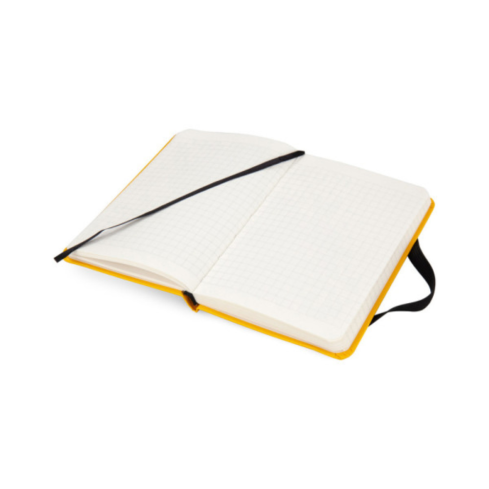 Книга записна Axent Partner 95х140 мм в клітку 96 аркушів Жовта (8301-08-A)