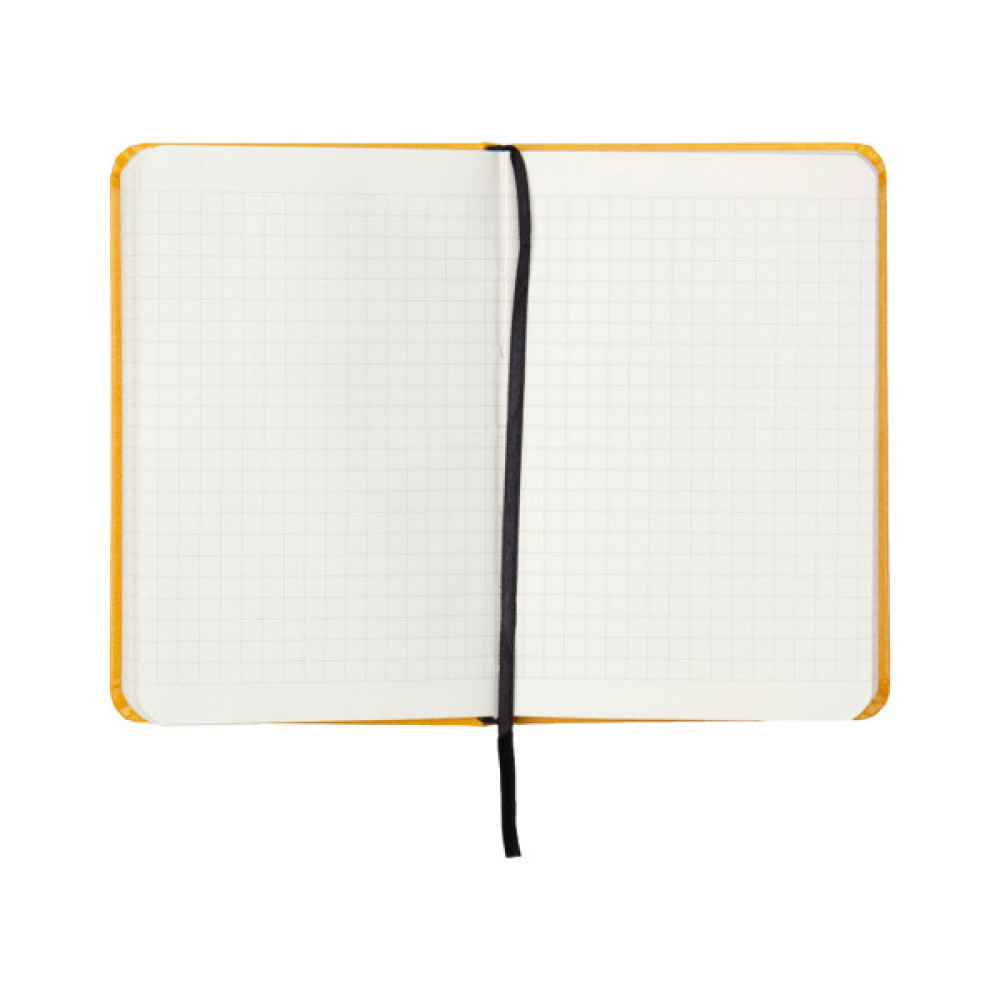 Книга записна Axent Partner 95х140 мм в клітку 96 аркушів Жовта (8301-08-A)