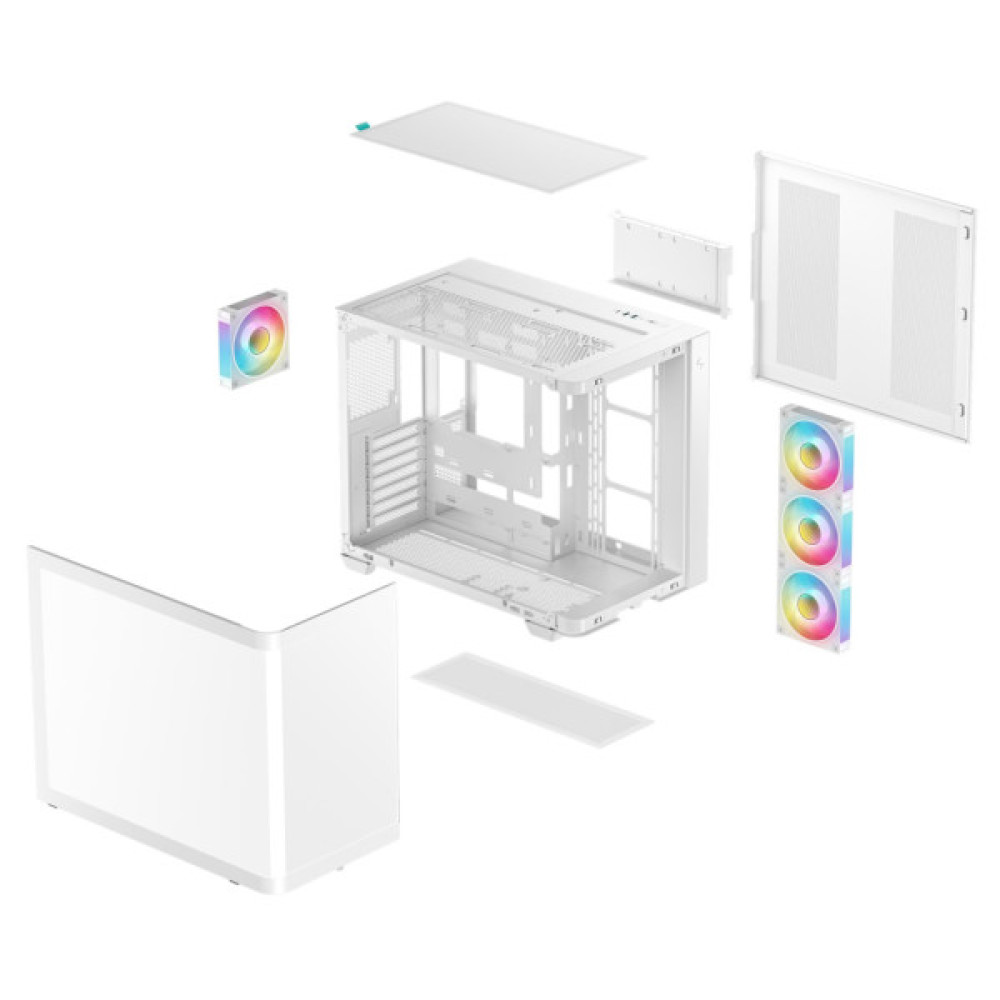 Корпус для ПК Deepcool CG530U 4F White (R-CG530U-WHAGA4-G)
