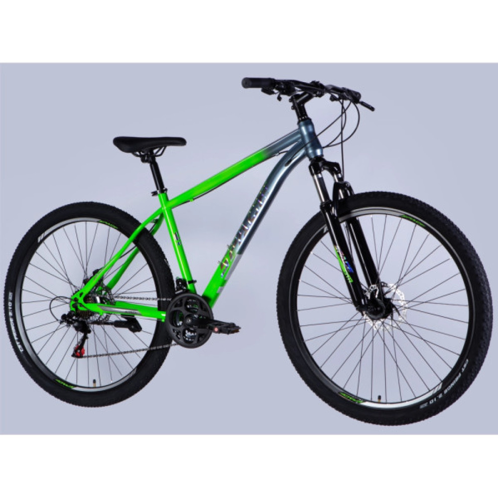 Велосипед Space 29" MARS DD FR рама-18" ST 2026 зелено-сріблястий (OPS-SP-29-158)