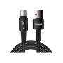 Дата кабель USB 2.0 AM to USB-C 1.0m 100W black Essager (EXC7A-CG01-P)