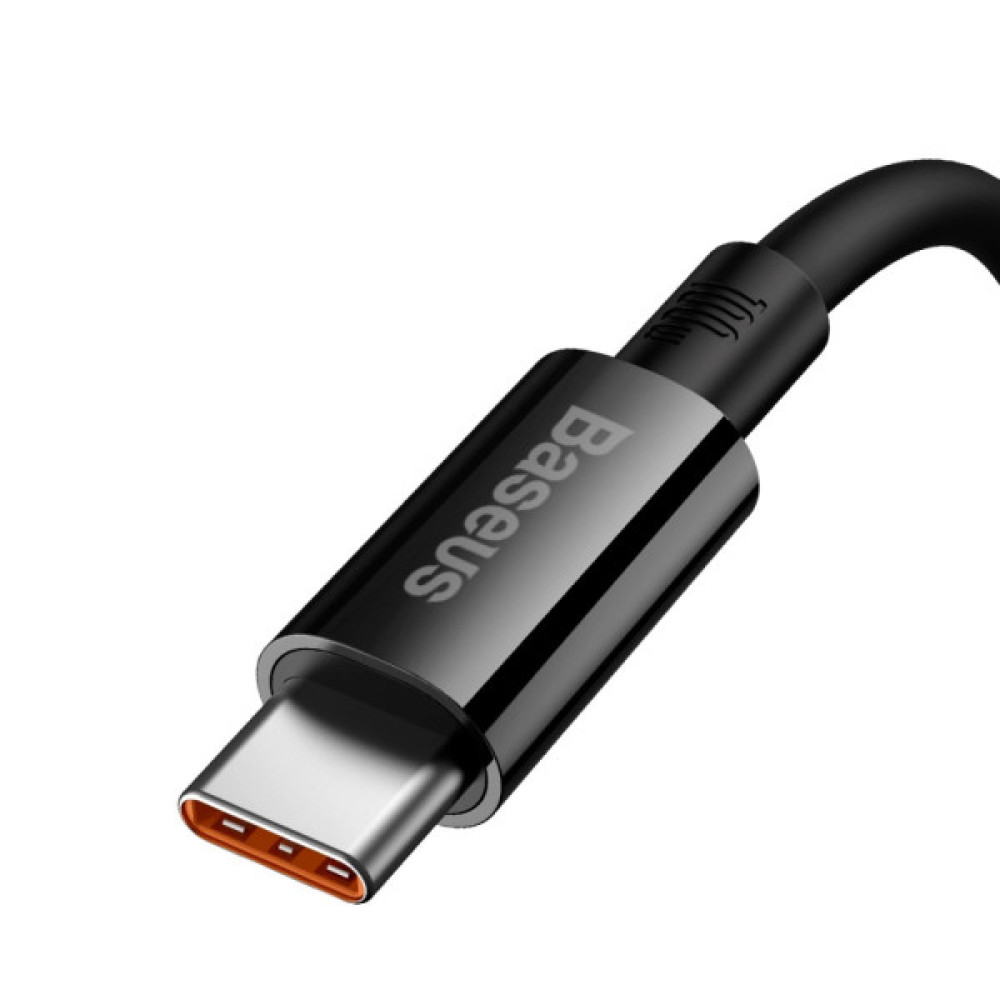 Дата кабель USB 2.0 AM to USB-C 1.5m 100W black Baseus (P10320102114-01)