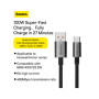 Дата кабель USB 2.0 AM to USB-C 1.5m 100W black Baseus (P10320102114-01) Дата кабель USB 2.0 AM to USB-C 1.5m 100W black Baseus (P10320102114-01)