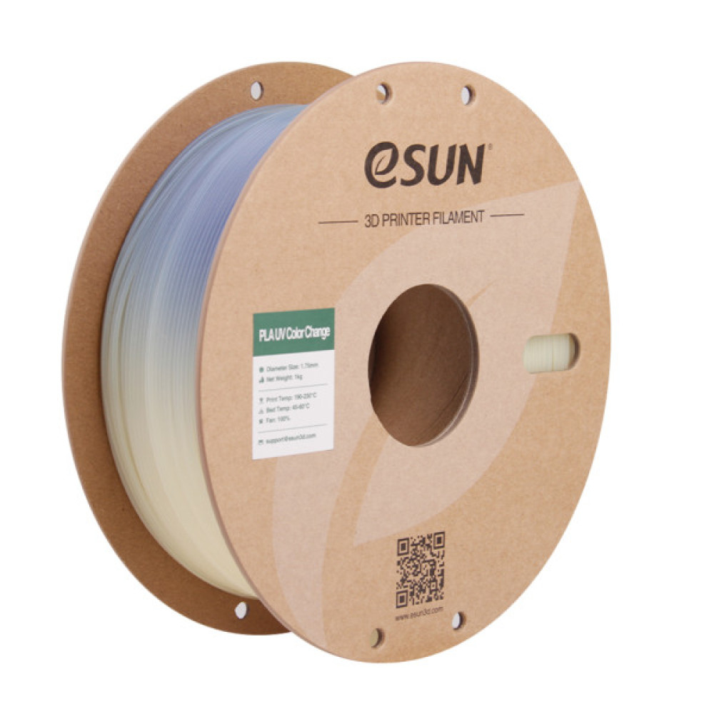 Пластик для 3D-принтера eSUN PLA UV 1,75mm 1kg Blue (PLA-UV CC175UV-U1P1)