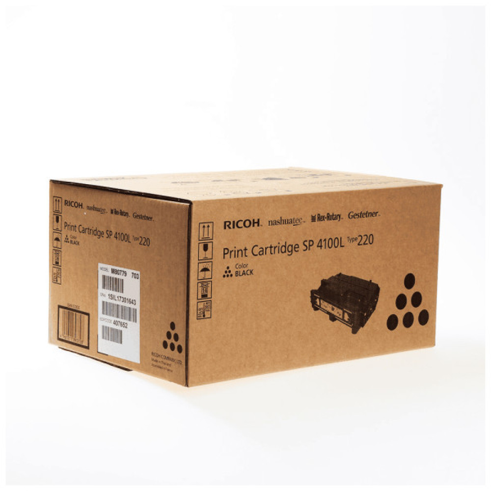 Тонер-картридж Ricoh Type 220 Black SP4100L, 7.5K (407652) Тонер-картридж Ricoh Type 220 Black SP4100L, 7.5K (407652)