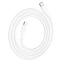 Дата кабель USB-C to USB-C 1.0m 240W TPE X93 white HOCO (6931474790736) Дата кабель USB-C to USB-C 1.0m 240W TPE X93 white HOCO (6931474790736)