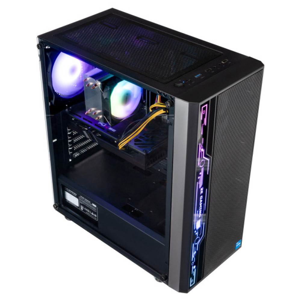 Комп’ютер персональний 2E Complex Gaming Intel i5-14400F, 16Gb, F1TB, NVD5060TI-16, H610, G2052, 650W, FreeDos