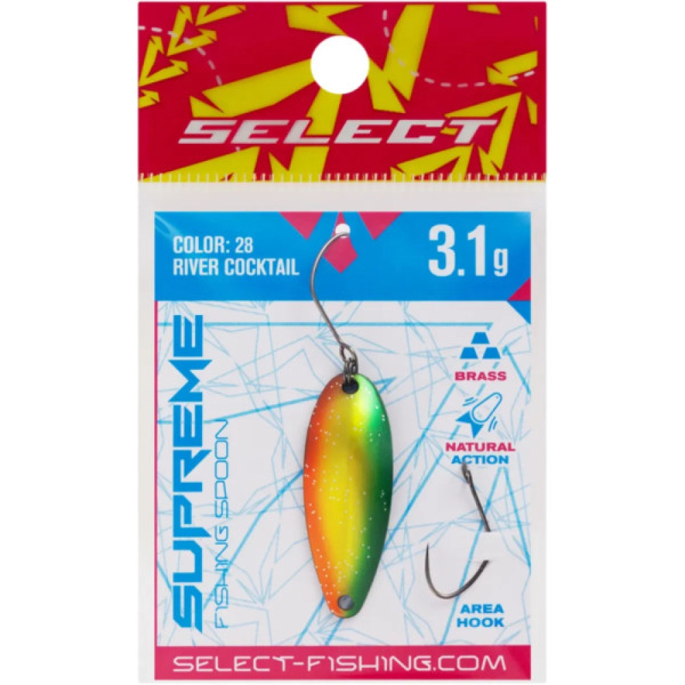 Блешня Select Supreme 3.1g 34mm 28 River Cocktail (1870.80.79)