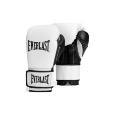 Боксерські рукавички Everlast PowerLock OG Training Gloves P00004005-WH-BK білий, чорний 16 унцій (009283634193)