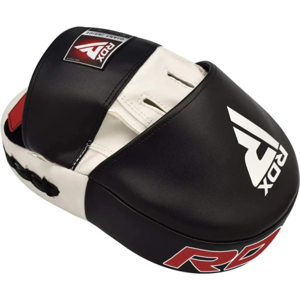 Лапи боксерські RDX T1 Curved White/Black (FPR-T1W)