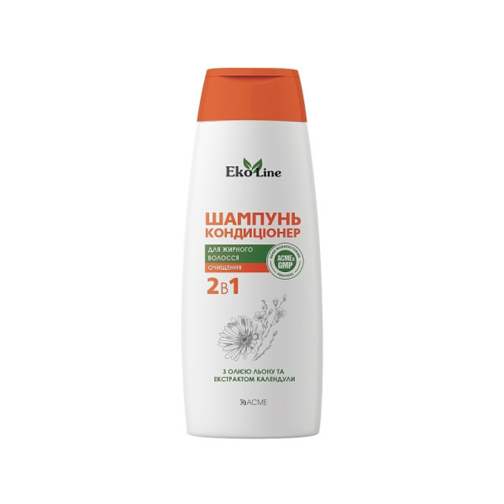 Шампунь Acme Color EkoLine 2в1 Для жирного волосся 250 мл (4823115503497)