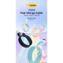 Дата кабель USB 2.0 AM to USB-C 1.0m 100W pink Essager (EXC7A-WL04-P)