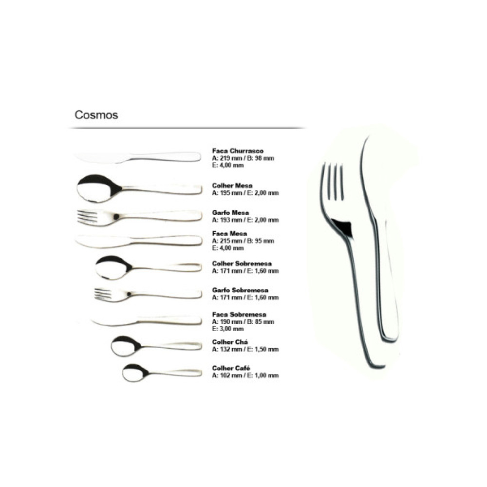 Чайна ложка Tramontina Cosmos 6 шт (66950/071)