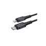 Дата кабель USB-C to Lightning 1.8m 30W 3A nylon black Acefast (6974316281306)