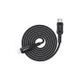 Дата кабель USB-C to Lightning 1.8m 30W 3A nylon black Acefast (6974316281306)