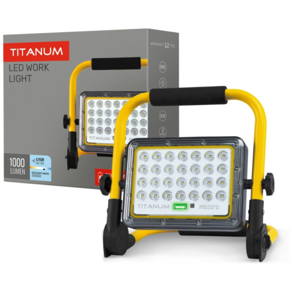 Прожектор Videx IP65 TITANUM 1000Lm 5000K (TL-FA-105)